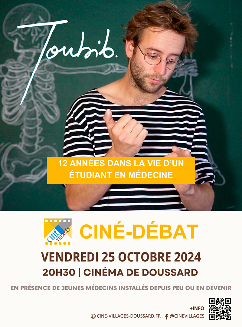 Affiche ciné-débat Toubib 2024-10-25